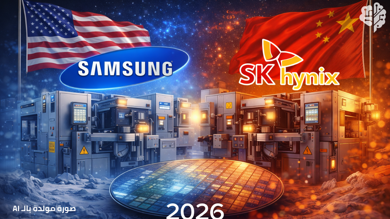 أميركا تمنح سامسونج وSK Hynix عاماً إضافياً في مصانع الصين… وسط شد الحبل التكنولوجي مع بكين