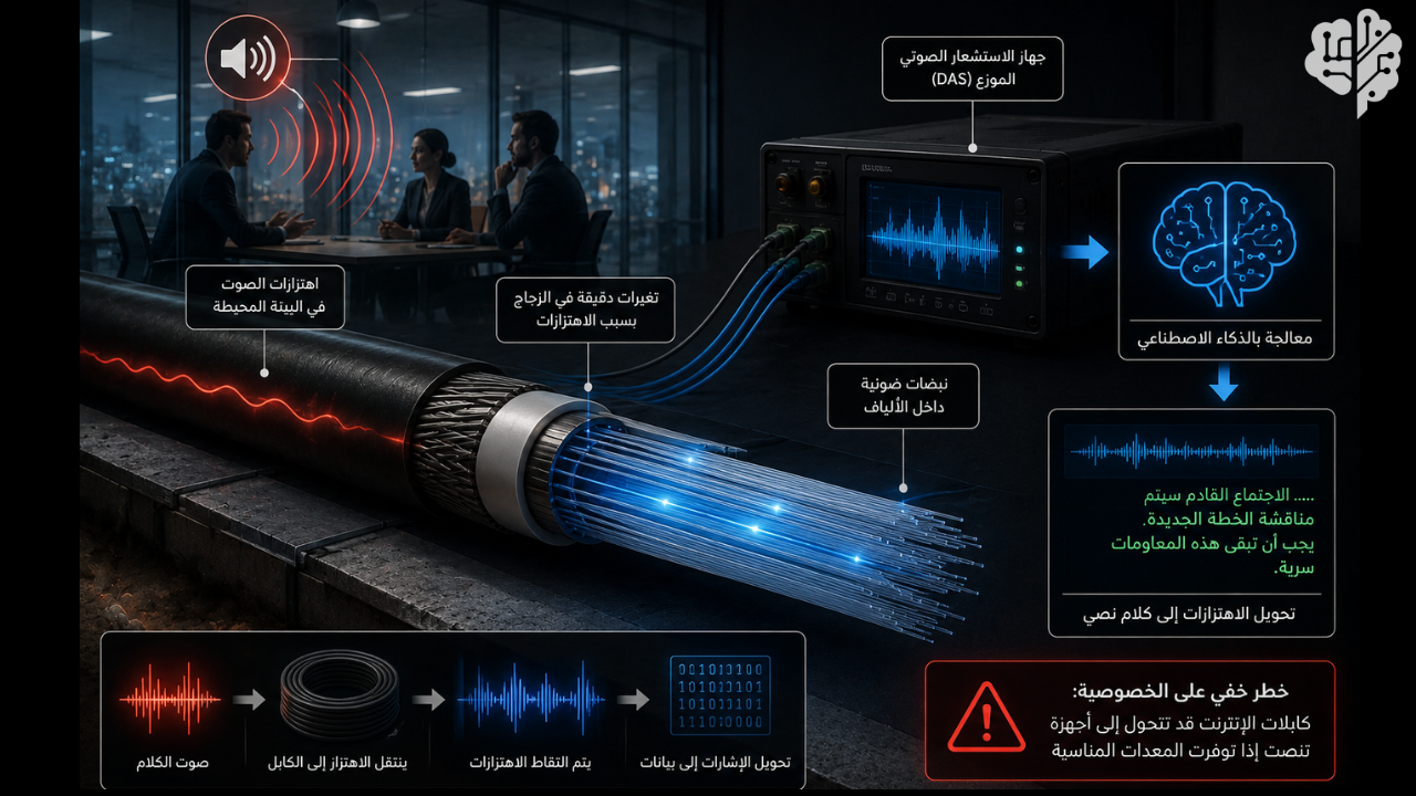 دراسة:كيف يمكن لكابلات الألياف الضوئية التجسس عليك؟